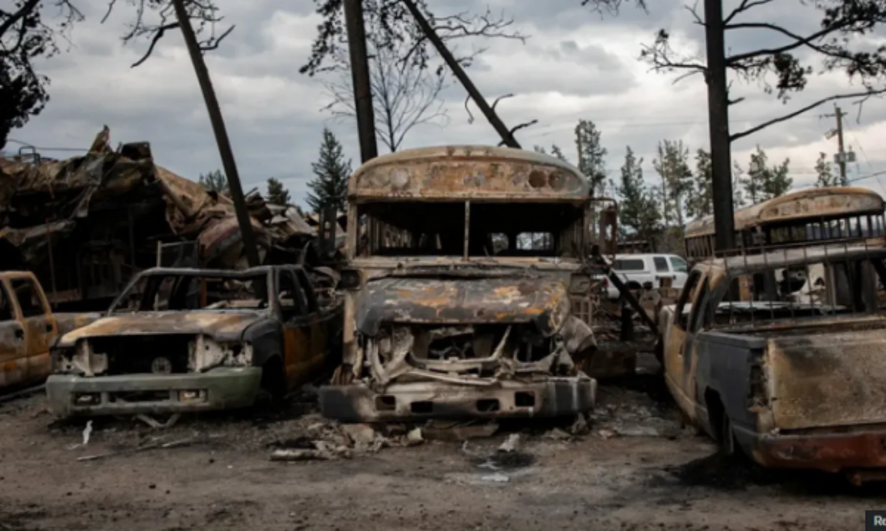 The first photos are released from the Canadian city that was engulfed ...