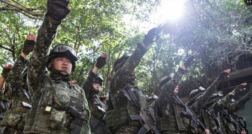 Taiwan Holds Military Drills Amidst Chinese Threats