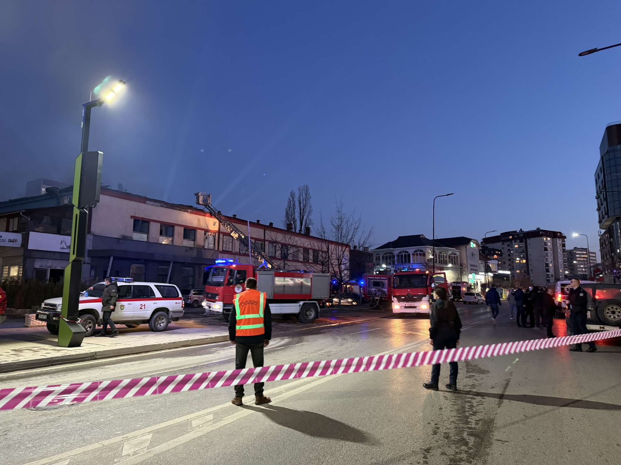 Fire Extinguished at a Building in Prishtina, 'Migjeni' Road Remains ...