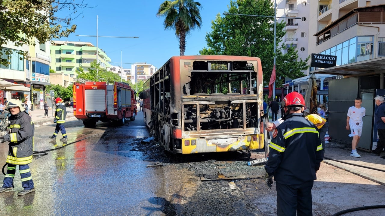 Bus Catches Fire in Durrës While Passengers Were Onboard — No Injuries ...