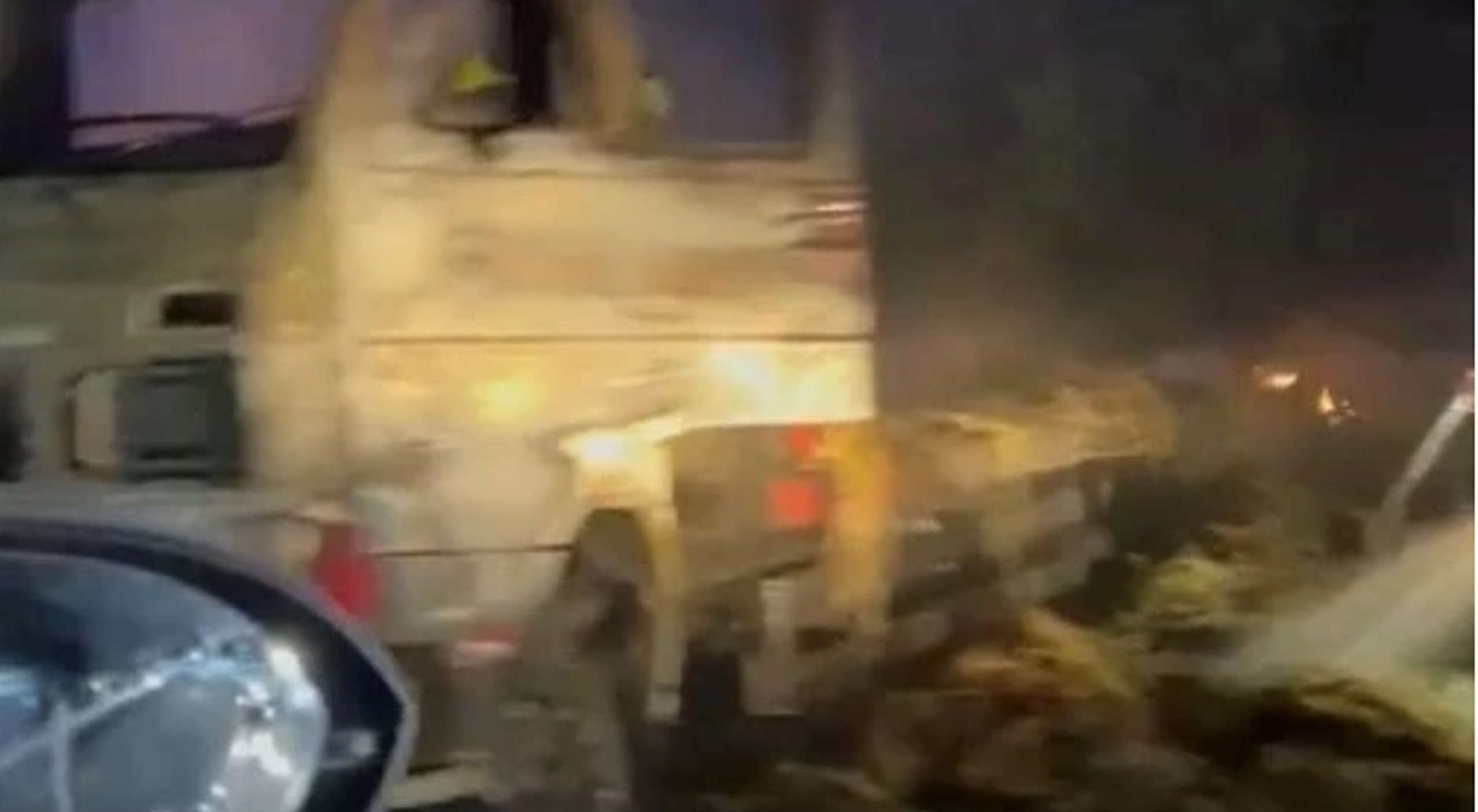 Truck Catches Fire, Traffic Blocked on Prishtina–Peja Highway - Rks News
