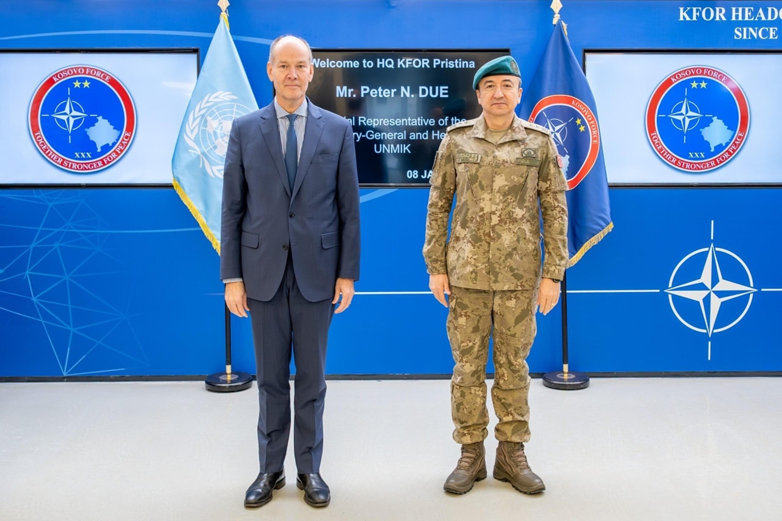 Minuk KFOR Commander Meets UNMIK Chief in Pristina, Focus on Kosovo Security ...