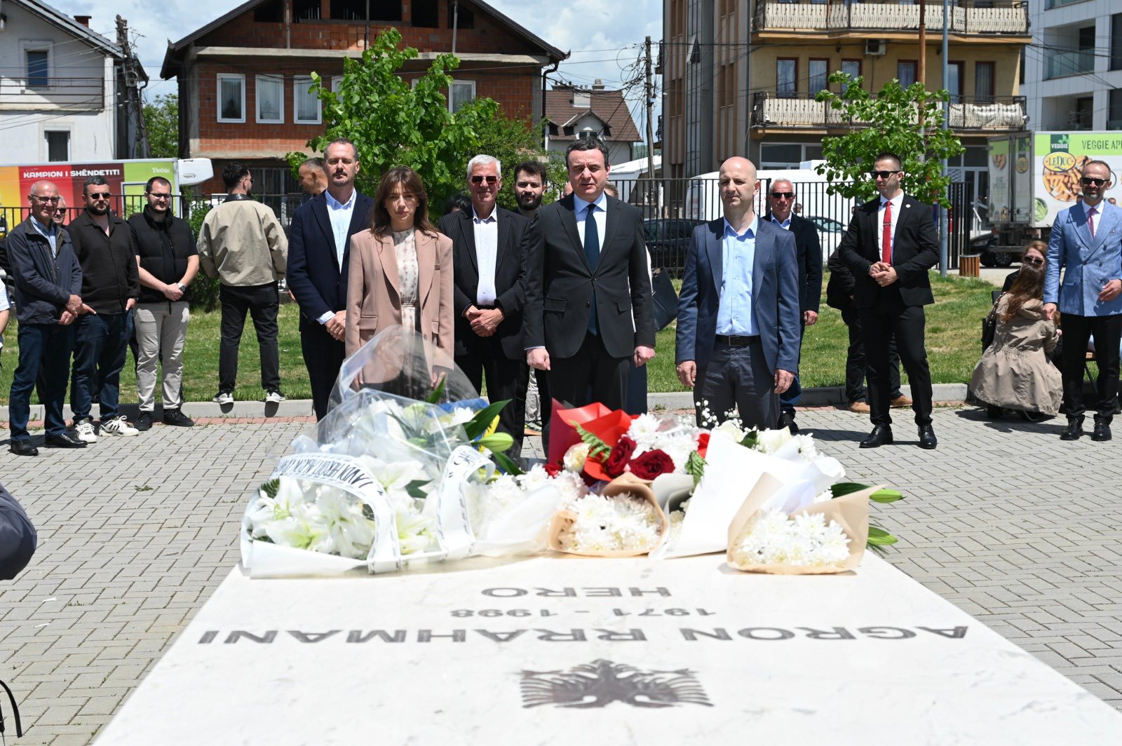 Acting President Albulena Haxhiu Honors National Hero Agron Rrahmani on ...